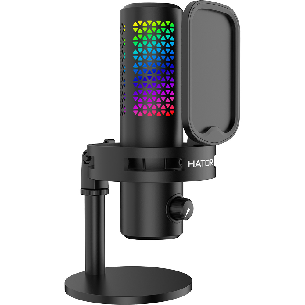 Микрофон HATOR Dreamcast X RGB Black (ESS10) Тип для персонального компьютера