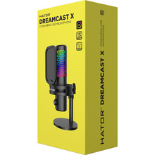 Микрофон HATOR Dreamcast X RGB Black (ESS10)