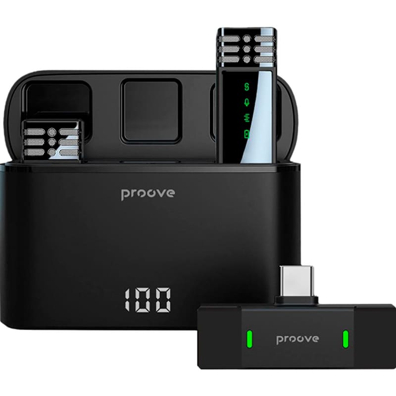 Мікрофон PROOVE Record Type-C Black (PMRC00010202)