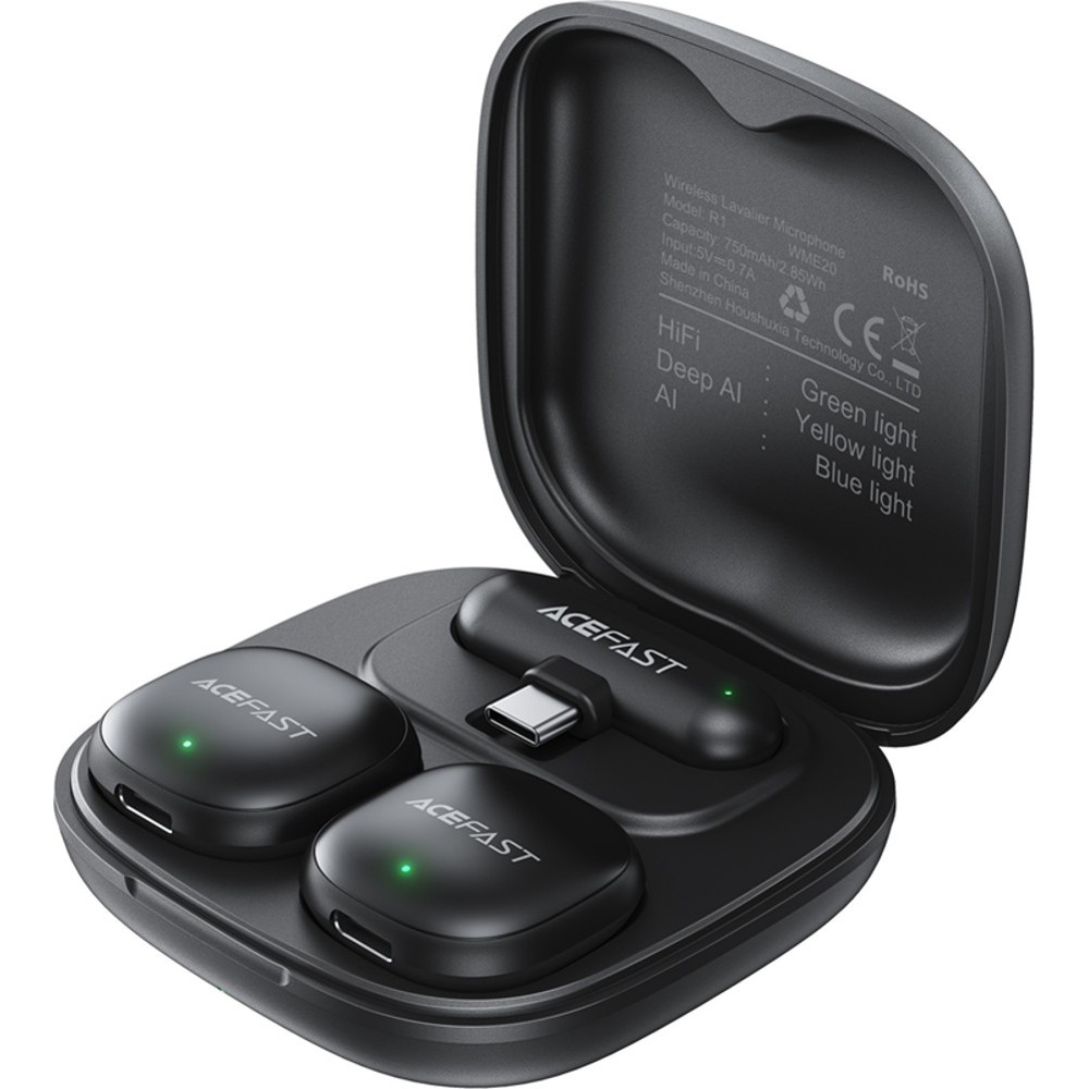 Микрофон ACEFAST R1 Black (6974316284895) Материал Пластик