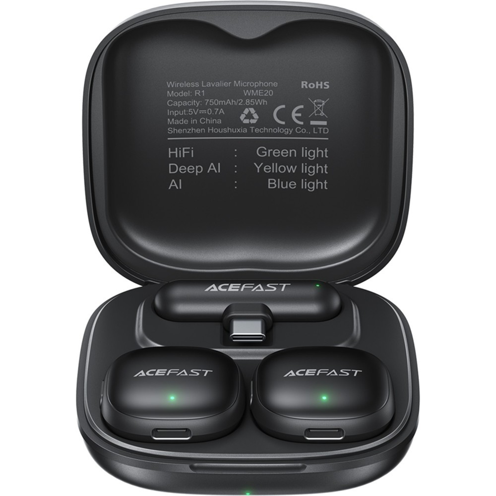 Микрофон ACEFAST R1 Black (6974316284895)