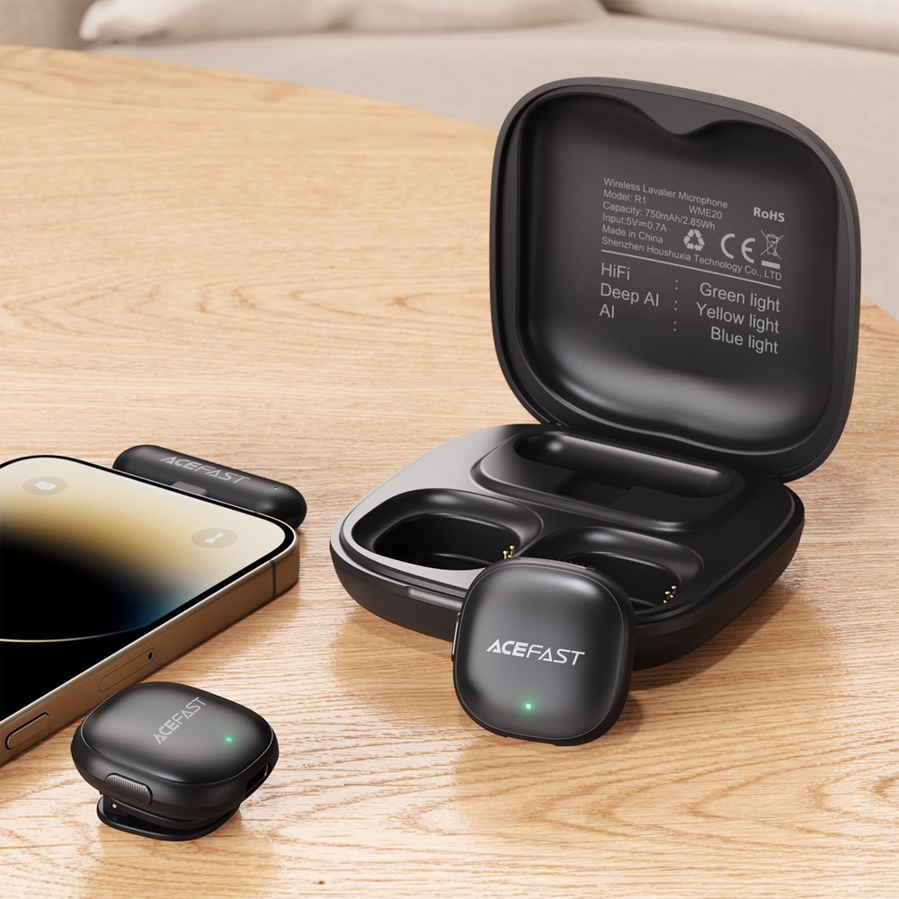 Заказать Микрофон ACEFAST R1 Black (6974316284895)