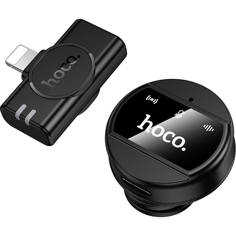 Микрофон HOCO L21 Black (6942007663137) Дополнительно Lightning разъем; шумоподавление; магнитное крепление; Plug & Play