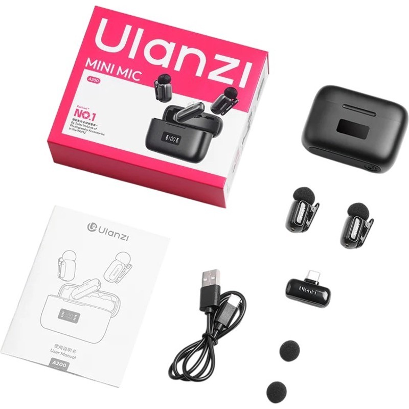 Внешний вид Микрофон Ulanzi Vijim A200 Black (A046)