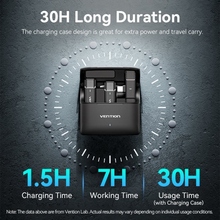 Мікрофон VENTION USB-C 2-Pack Wireless Lavalier with Charging Case Black (NCAB0)