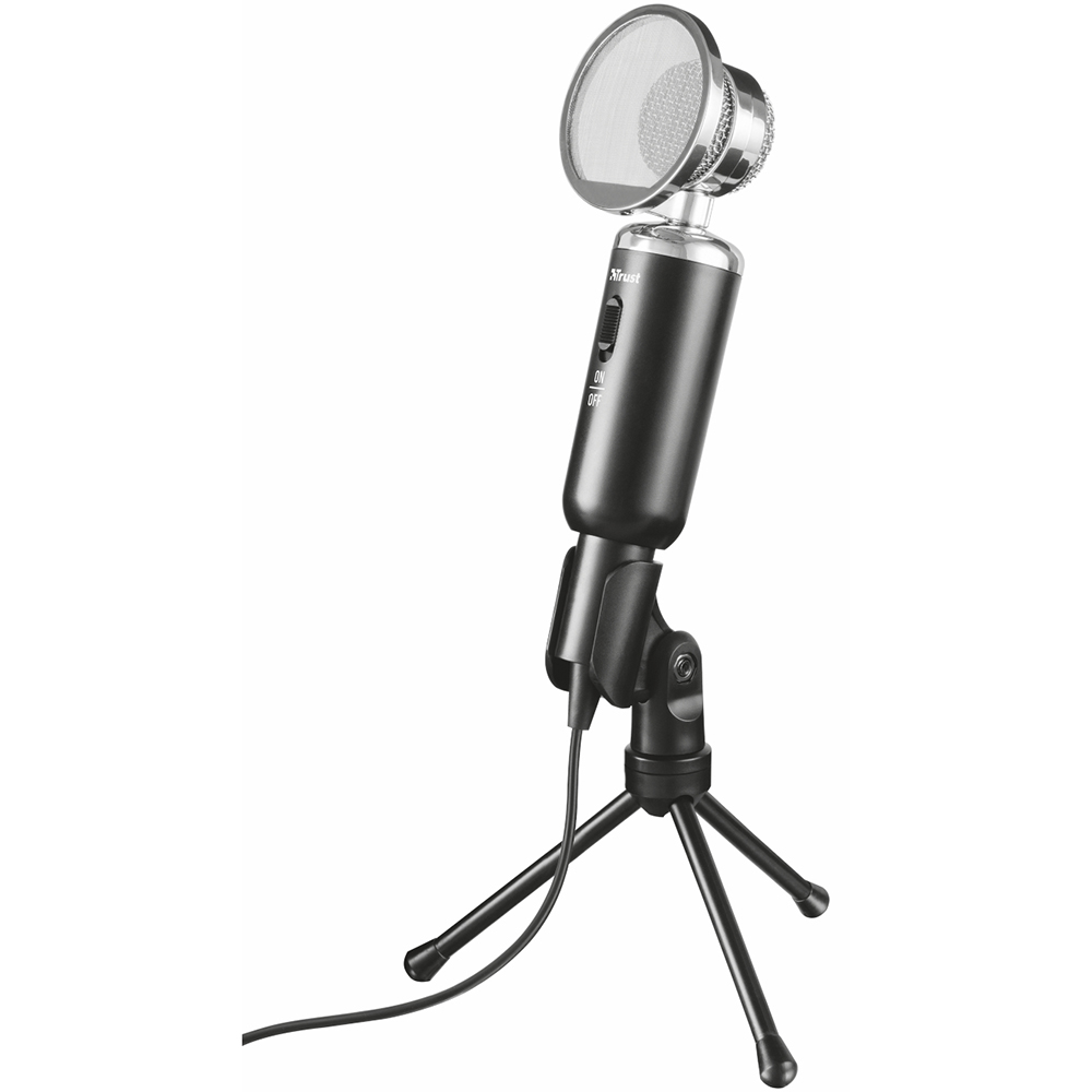 

Микрофон TRUST Madell Desk Microphone for PC and laptop (21672), Madell Desk Microphone for PC and laptop