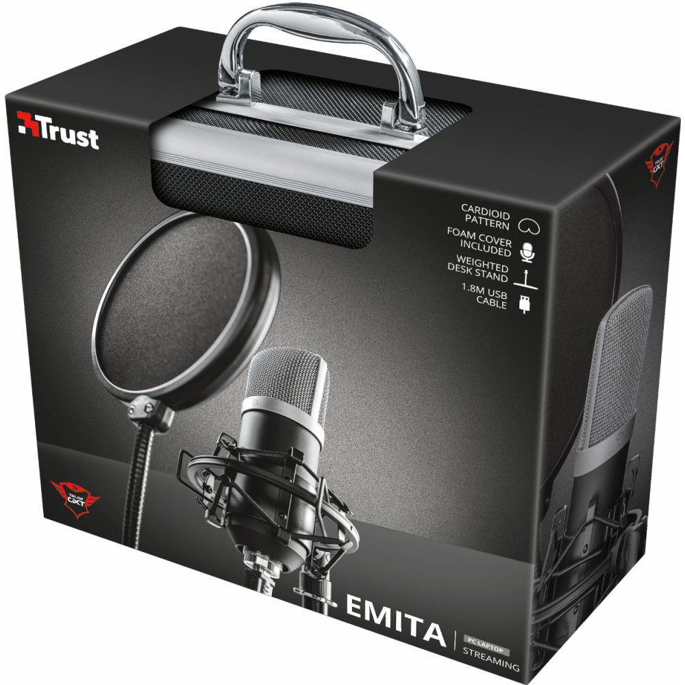 В Украине Микрофон TRUST Emita USB Studio Microphone (21753)