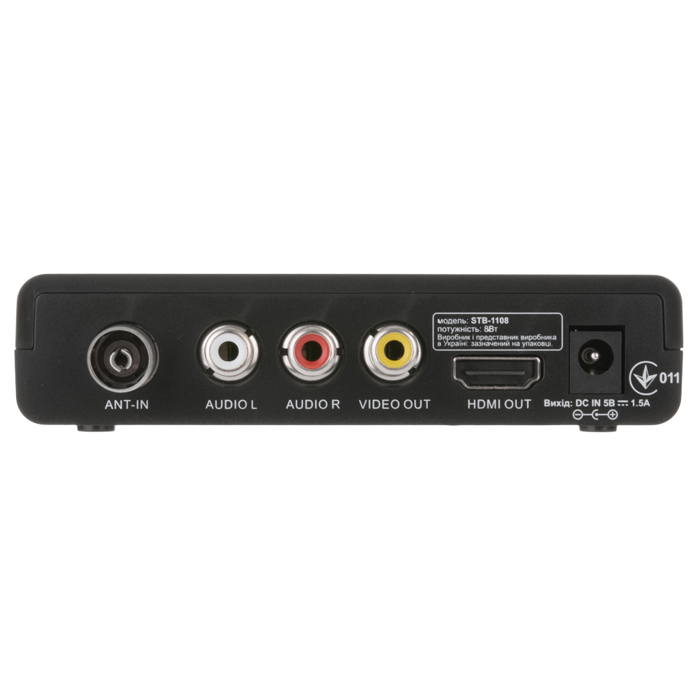 Цифровой тюнер T2 BRAVIS STB-1108 Разъемы HDMI