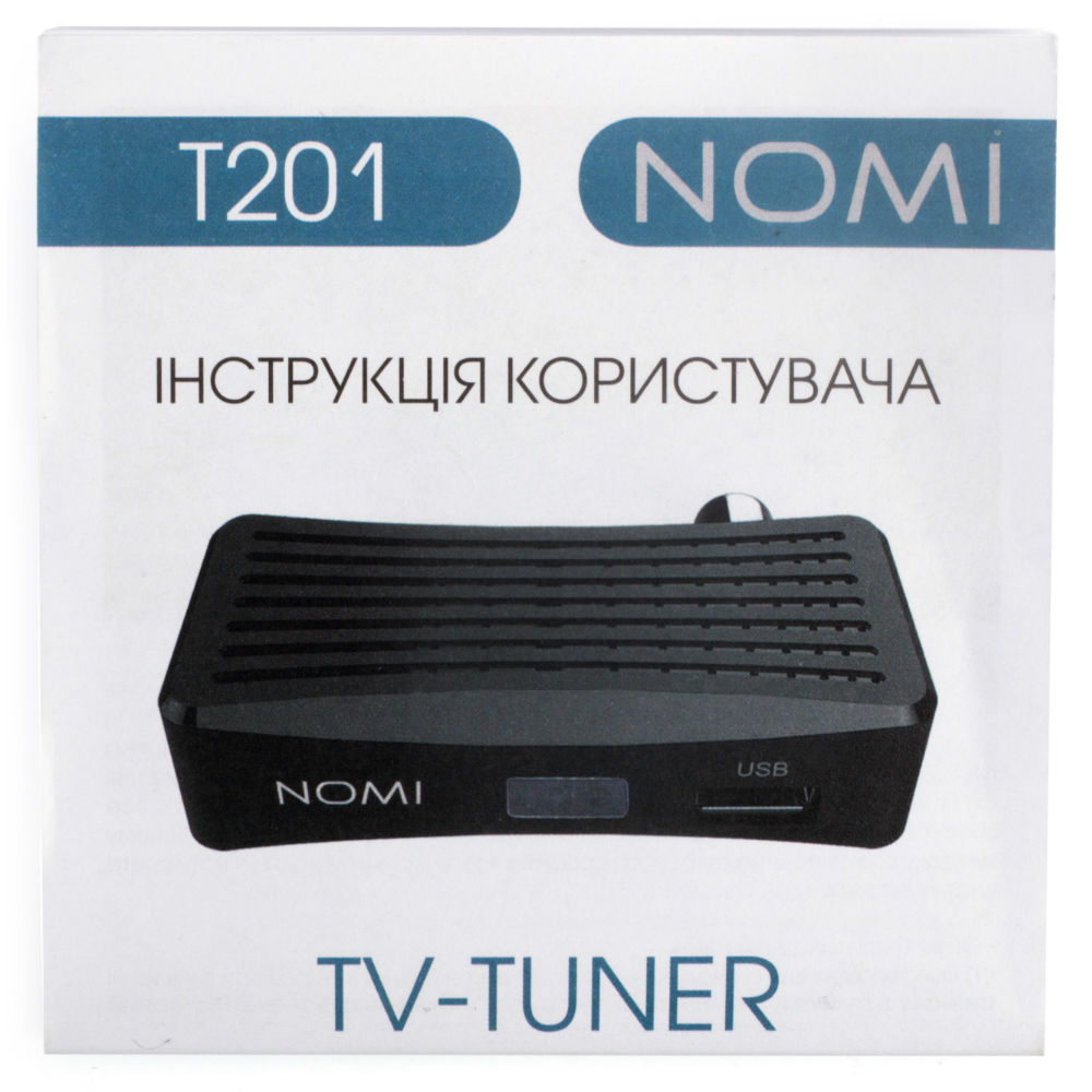 Фото Цифровий тюнер NOMI T201 Black