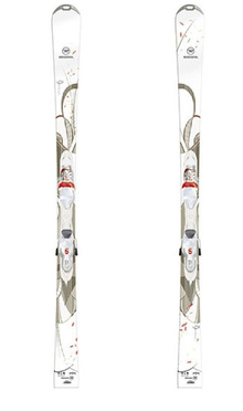 Лижі гірські Rossignol UNIQUE 6 W XEL/XEL SAPH 110 L WHT RED 142 (RACIC02/RCCD055) + кріплення