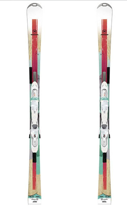 Лыжи горные Rossignol UNIQUE 2 W XEL/XEL.SAPH 100 S WT/RD/GR 156 (RACIE03/RCCD058) + крепление