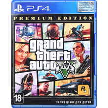 Игра Grand Theft Auto V Premium Edition для PlayStation 4 (5026555426886)
