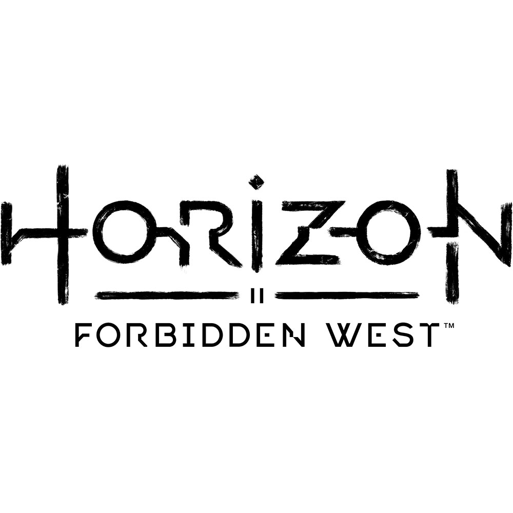 Horizon forbidden west steam deck. Horizon Zero Dawn лого. Horizon Forbidden West. Horizon надпись. Horizon Forbidden West эмблема.