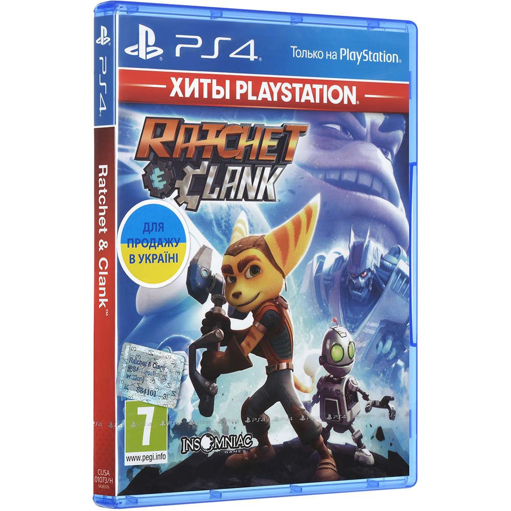 Игра Ratchet & Clank для Sony PLAYSTATION 4 (PS4) Популярные серии хиты PlayStation