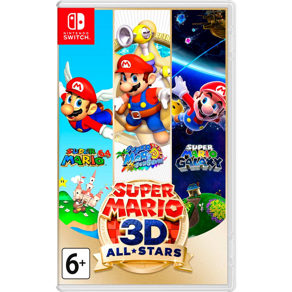 

Игра Super Mario 3D All-Stars для Nintendo Switch (45496426651), NS Super Mario 3D All-Stars