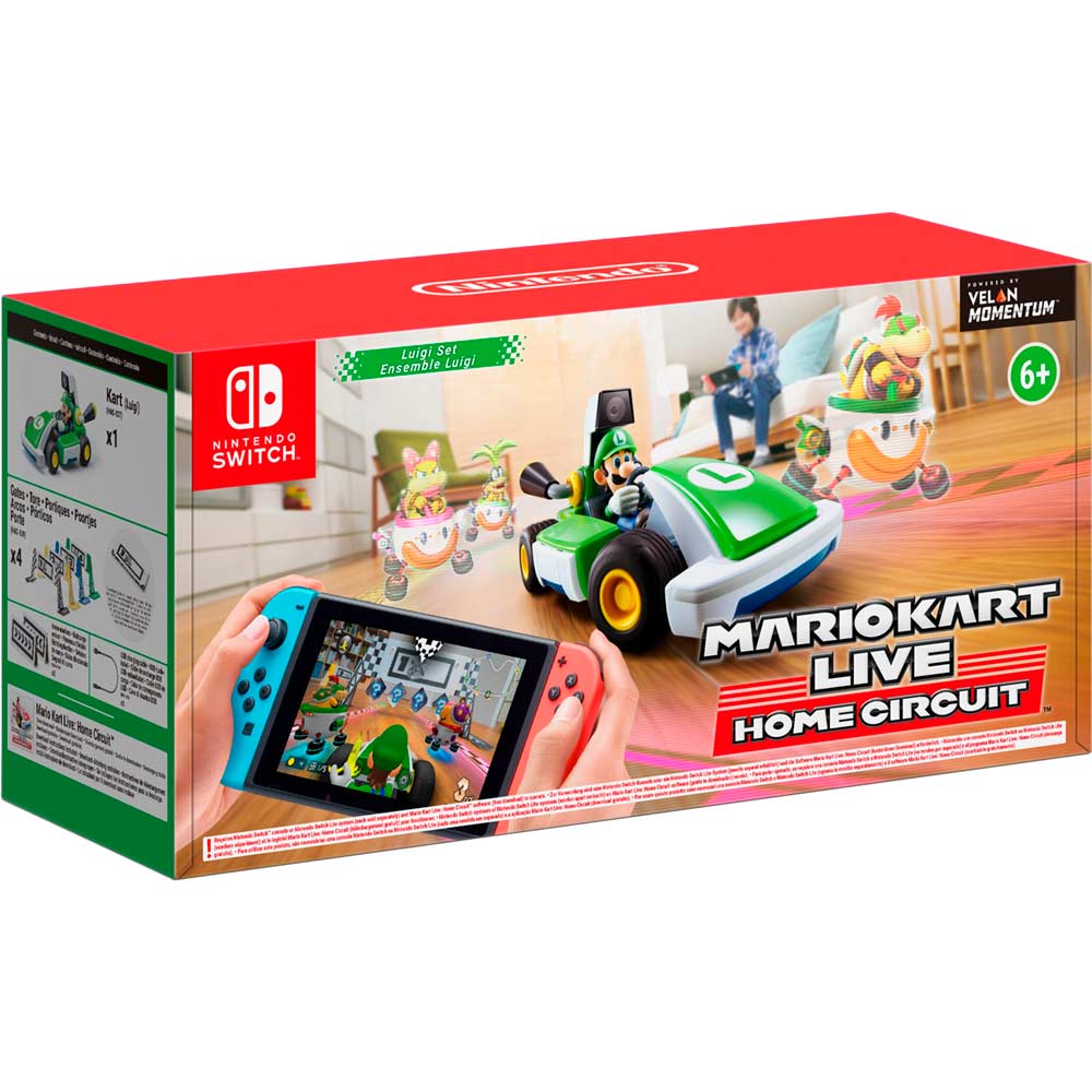 

Игра Набор Mario Kart Live: Home Circuit Luigi для Nintendo Switch (45496426279), NS Набір Mario Kart Live: Home Circuit Luigi