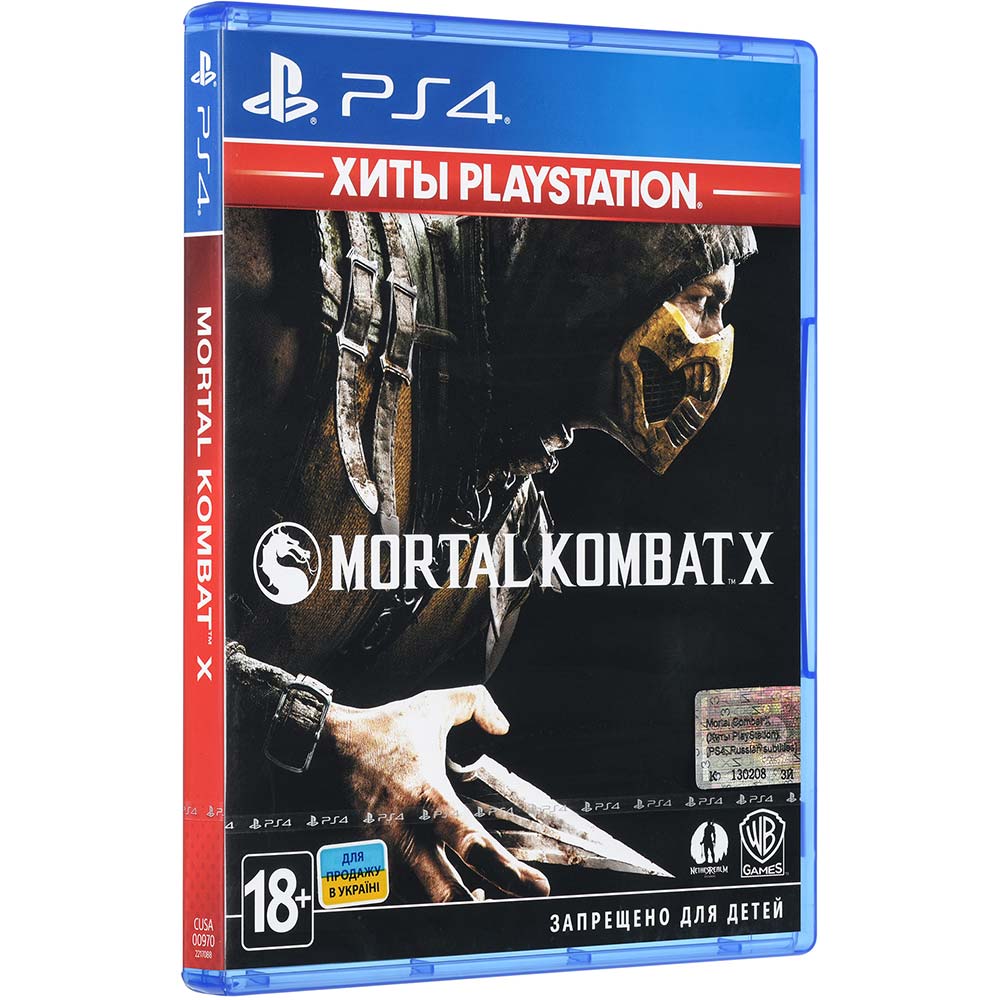 Игра Mortal Kombat X для PlayStation 4 (2217088) - в интернет-магазине  Фокстрот: цены, отзывы, характеристики | купить в Киеве, Харькове,  Днепропетровске, Одессе - Украина