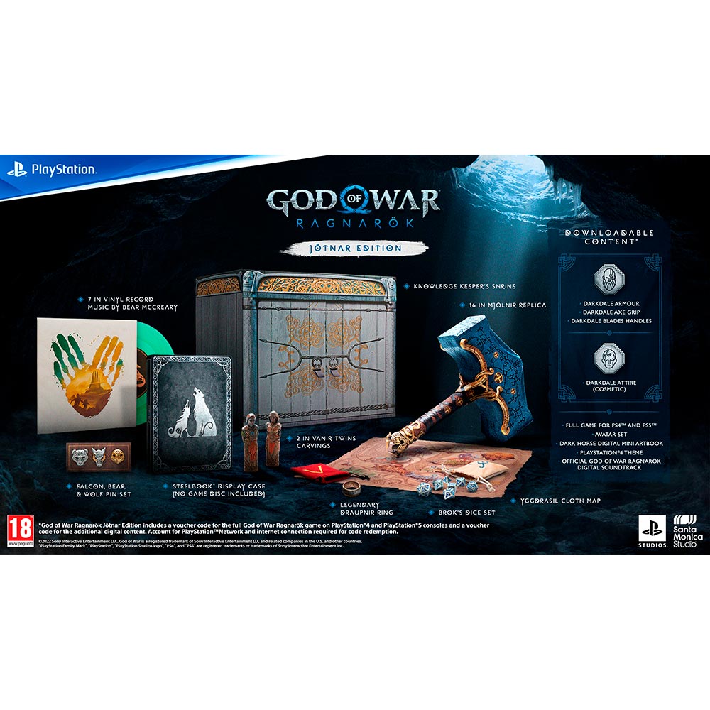 Гра God of War Ragnarok для PS4/PS5 Jotnar Edition (9431695) Платформа PlayStation 5