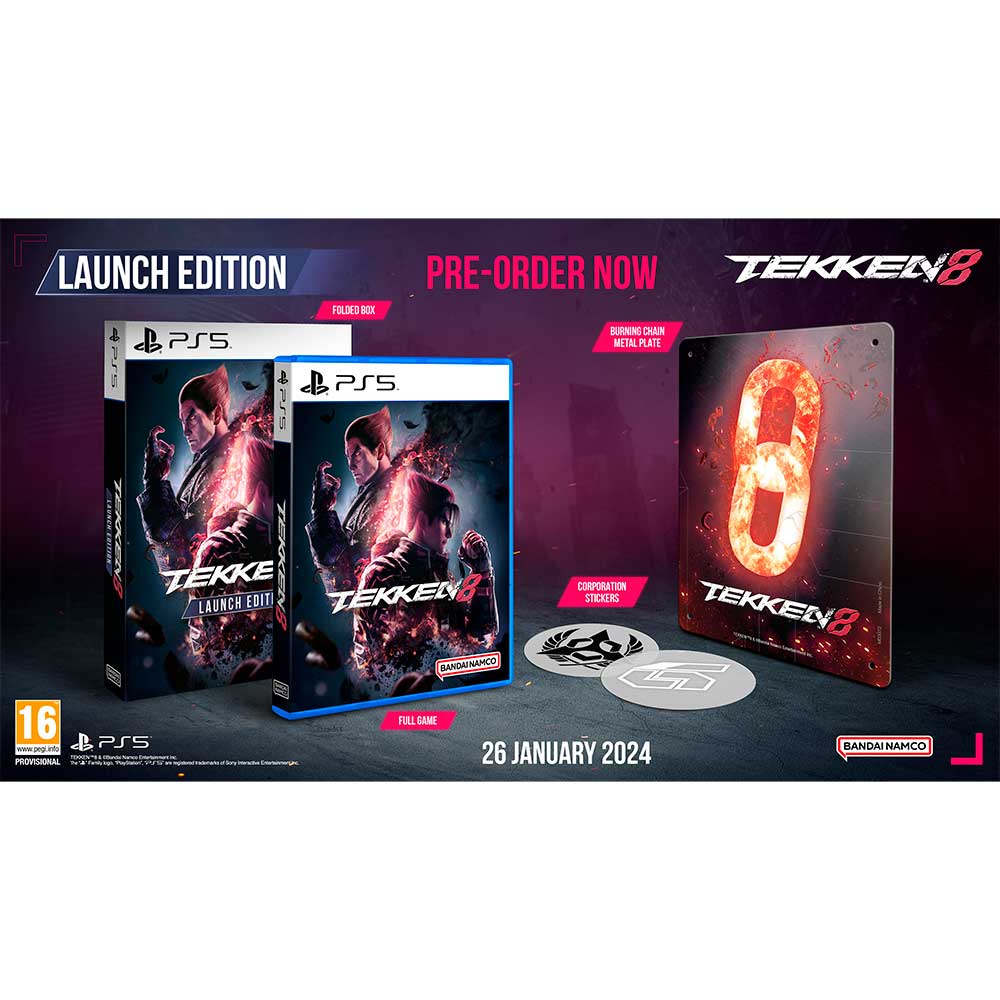 Игра Tekken 8 для Sony PLAYSTATION 5 (PS5) Платформа PlayStation 5