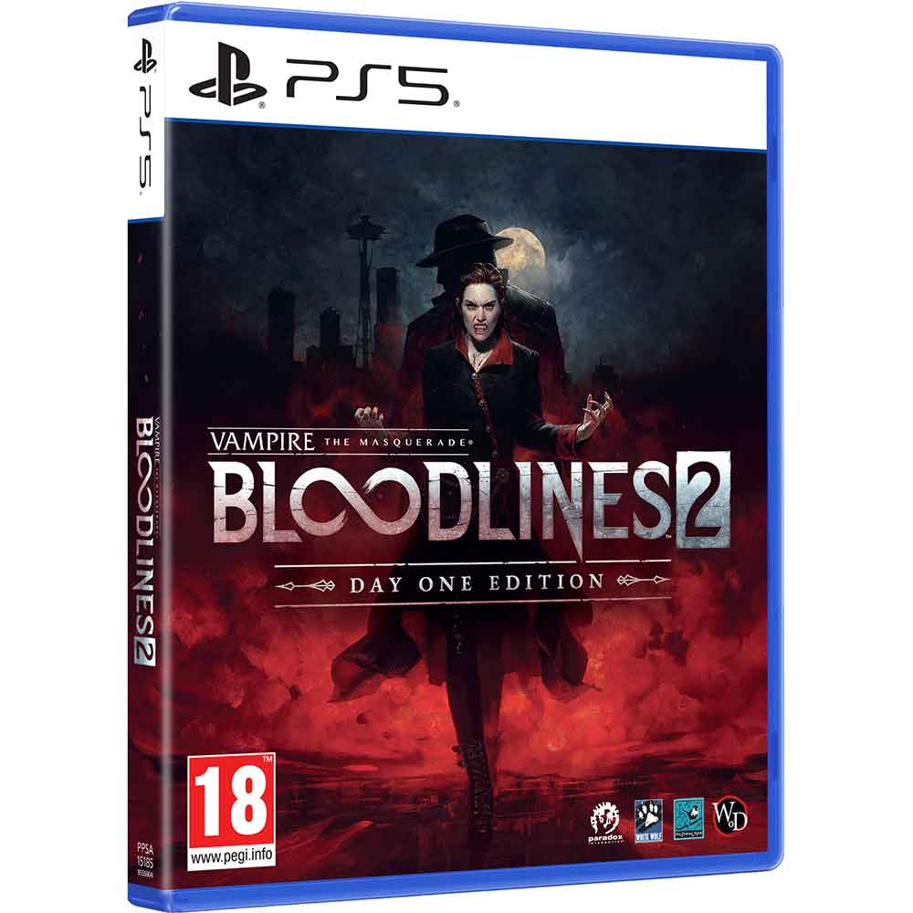 Игра Vampire: The Masquerade - Bloodlines 2 Day One Edition для Sony PLAYSTATION 5 (PS5) Платформа PlayStation 5