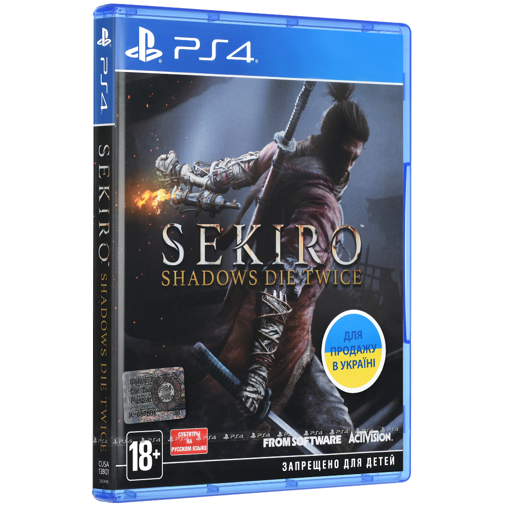 Игра Sekiro: Shadows Die Twice для Sony PLAYSTATION 4 (PS4) Платформа PlayStation 4