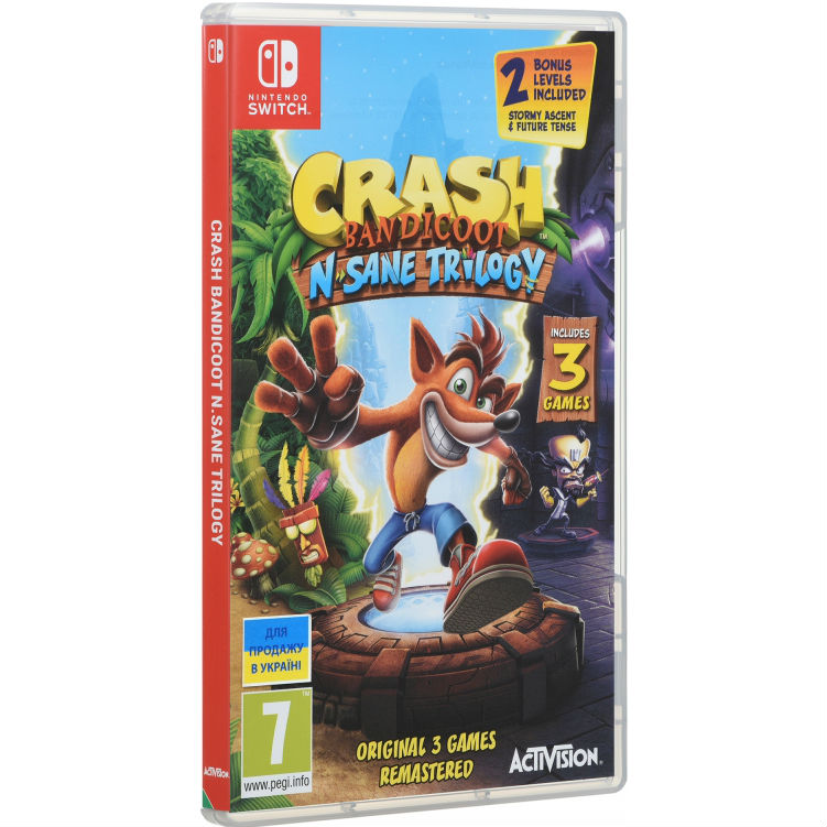 Игра Switch Crash Bandicoot N'sane Trilogy для Nintendo Switch (88199EN) Платформа Nintendo Switch