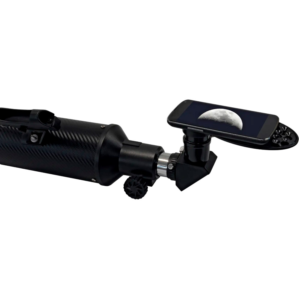 Замовити Телескоп Bresser Quasar 80/900 EQ Refractor Solar Carbon із сонячним фільтром та адаптером для смартфона (4780909)