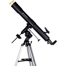 Телескоп Bresser Quasar 80/900 EQ Refractor Solar Carbon із сонячним фільтром та адаптером для смартфона (4780909)