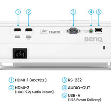 Проектор BENQ TK700ST Gray (9H.JP877.17E)