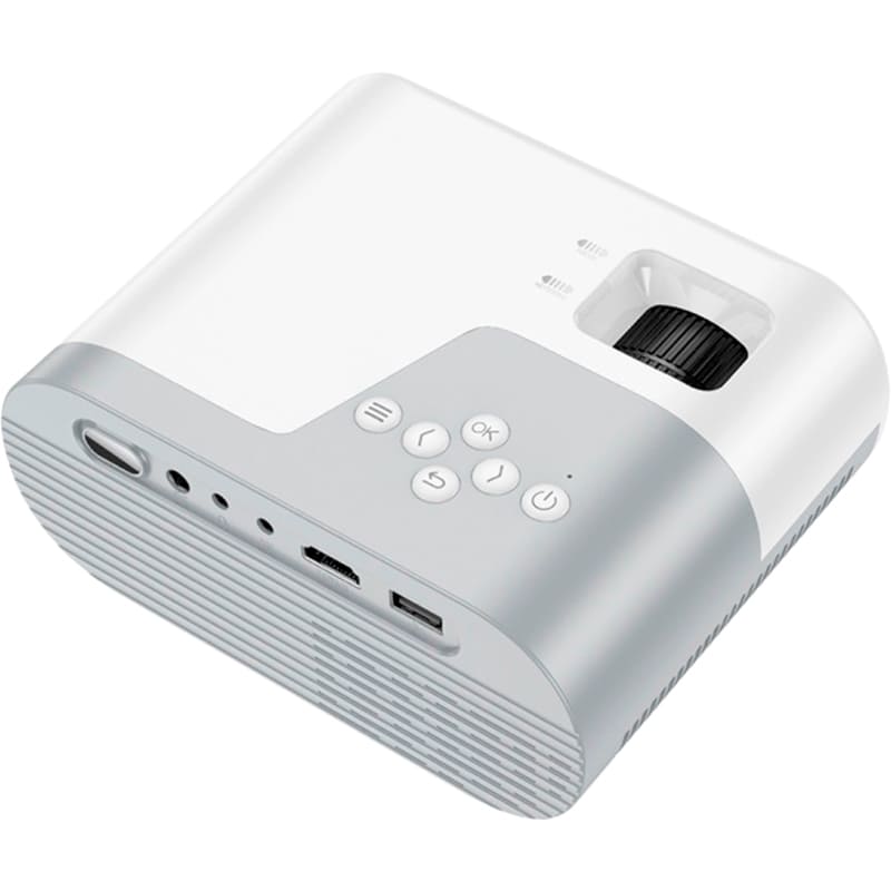Проектор HOCO DT2 Smart Projector Android Version EU Gray/White (6942007629645) Базова роздільна здатність 1280 x 720