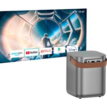 Проектор HOCO DT4 Smart Projector Android Version EU Silver (6942007645126)