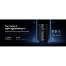 Проектор NEBULA Capsule 3 Laser (GTV) Black (D2426212)