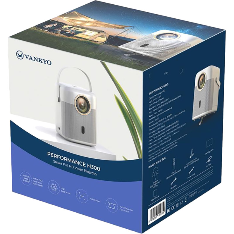 Проектор VANKYO H300A Full HD White (WPY028) Зображення Проектор VANKYO H300A Full HD White (WPY028)