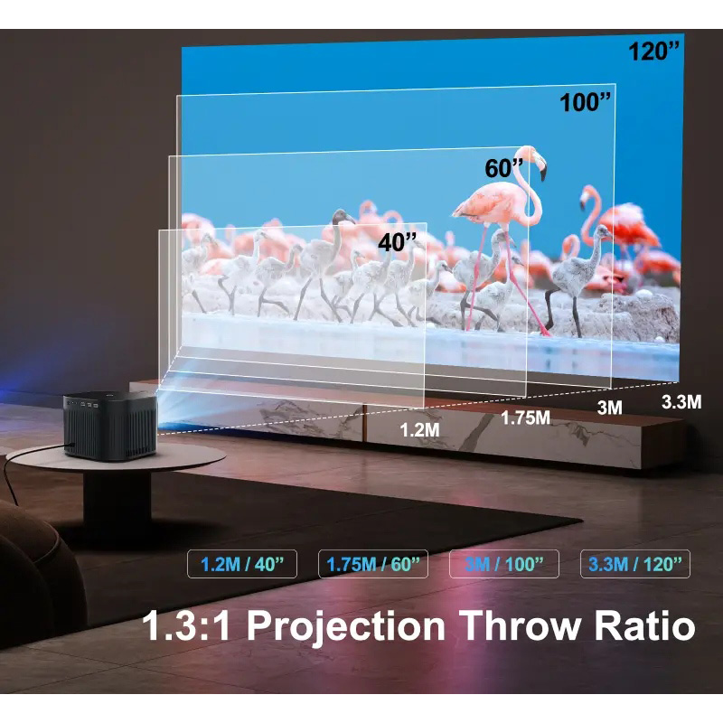 Проектор H96 MAX B12 Black (H96 MAX_B12) Базовое разрешение 1920 х 1080