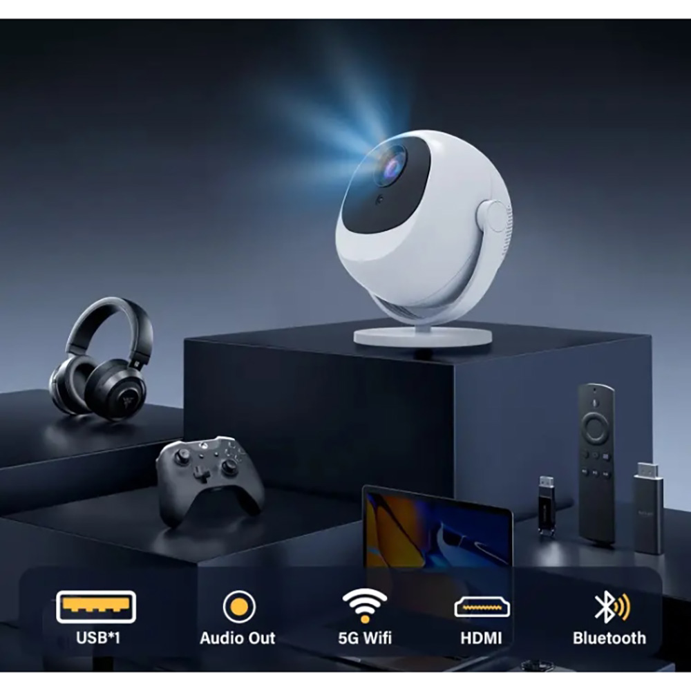 Проектор H96 MAX BL360 White (H96MAX_BL360) Базовое разрешение 1280 x 720