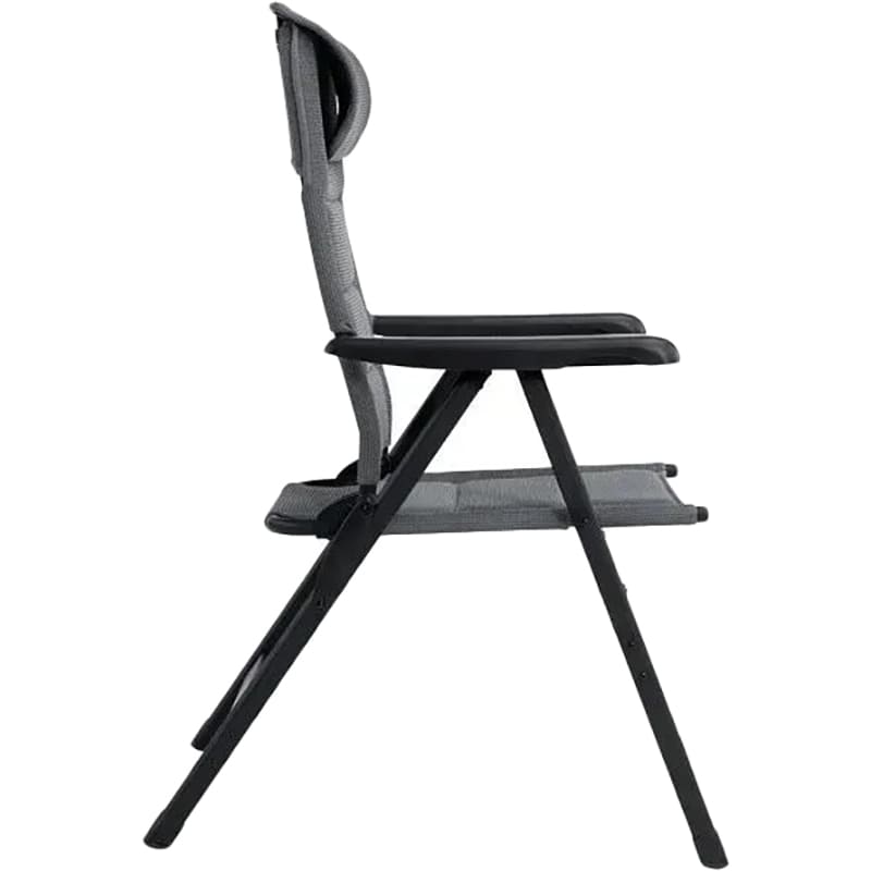 Стул раскладной OUTWELL Kenai Grey (410128) Дополнительно Регулируемый и съемный подголовник; Эргономичный комфорт сиденья с поясничной опорой; Быстросохнущая подкладка