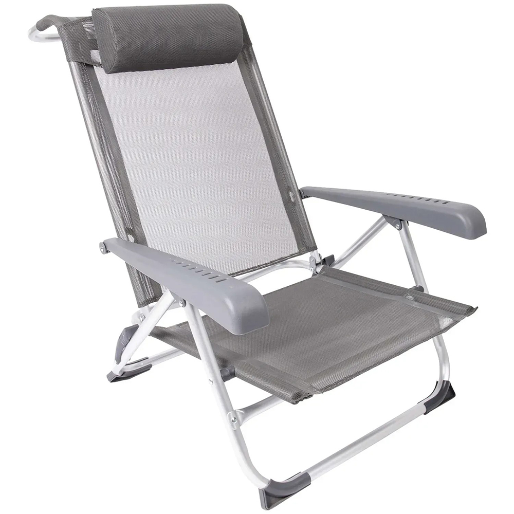 Кресло раскладное BO-CAMP Saint-Tropez Grey (1204796) Кресло раскладное BO-CAMP Saint-Tropez Grey (1204796)