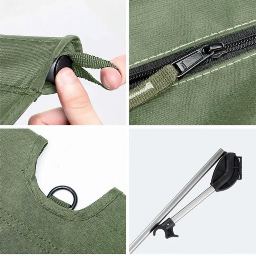 Кровать складная NATUREHIKE XJC05 NH20JJ001 Green (6927595768587) Внешний вид Кровать складная NATUREHIKE XJC05 NH20JJ001 Green (6927595768587)