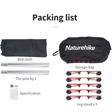 Кровать складная NATUREHIKE XJC05 NH20JJ001 Dark Green (6927595768761) Кровать складная NATUREHIKE XJC05 NH20JJ001 Dark Green (6927595768761)