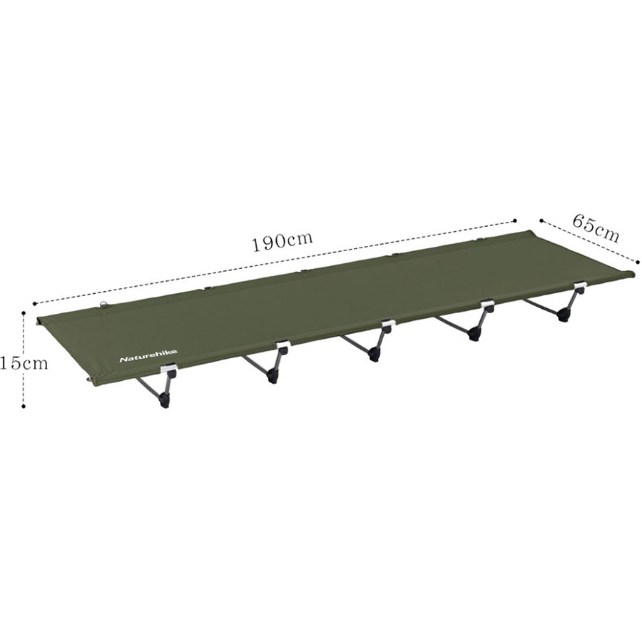 Кровать складная NATUREHIKE XJC05 NH20JJ001 Dark Green (6927595768761) Кровать складная NATUREHIKE XJC05 NH20JJ001 Dark Green (6927595768761) Дополнительно складная конструкция; верх из ткани Oxford с водоотталкивающими свойствами; высота от пола: 15 см, обеспечивает изоляцию от холода и влаги