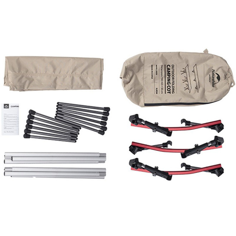 Кровать складная NATUREHIKE NH19JJ006 Green (6927595755150) Кровать складная NATUREHIKE NH19JJ006 Green (6927595755150) Материал каркаса алюминий