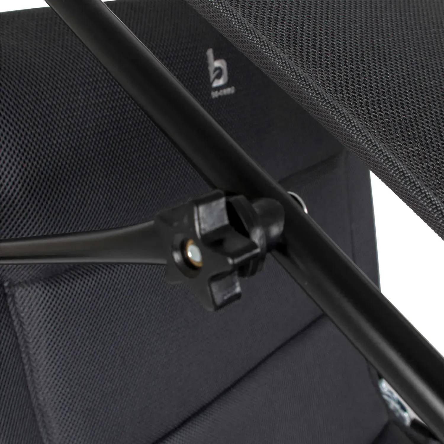 Ліжко BO-CAMP Sun Lounger With Sunscreen 5 Positions Grey (1304492) Матеріал каркасу алюміній