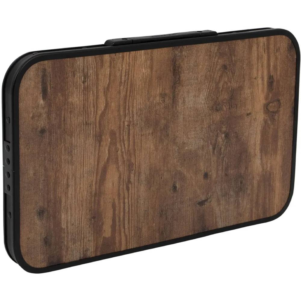 Стіл BO-CAMP Woodbine Black/Wood Look (1404191) Додатково У комплекті сітка; розміри стільниці: 56х34 см