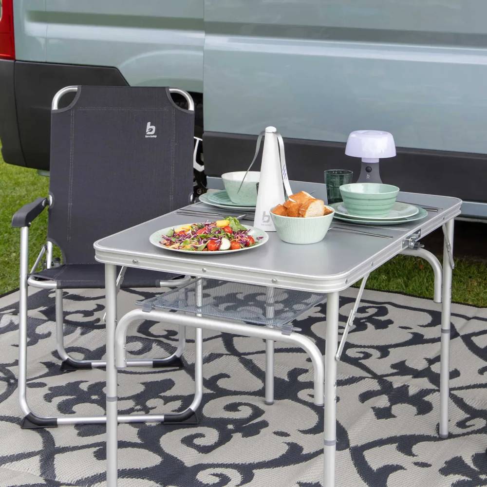 Внешний вид Стол BO-CAMP Premium 90x60 см Grey (1404402)