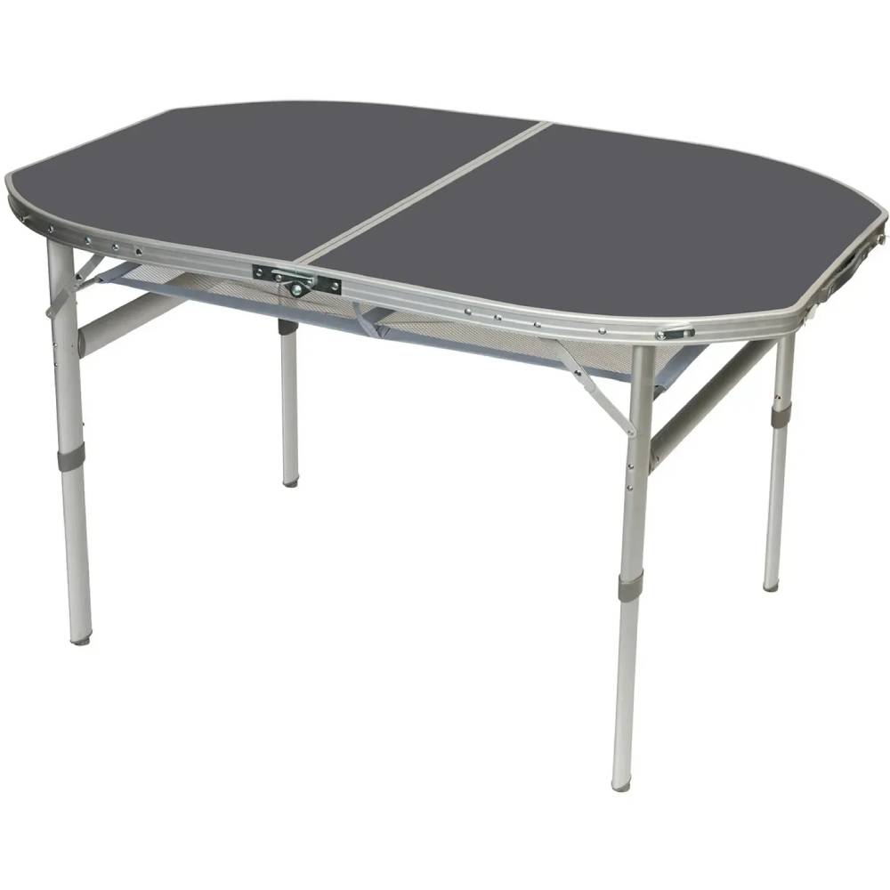 Стол BO-CAMP Case Model Oval 120x80 см Grey (1404415)