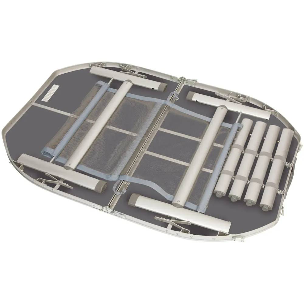 Стол BO-CAMP Case Model Oval 120x80 см Grey (1404415) Дополнительно В комплекте сетка; размеры столешницы: 120х80 см
