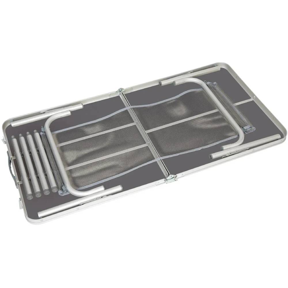 Стіл BO-CAMP Case Model 120x60 см Grey (1404416) Додатково У комплекті сітка; розміри стільниці: 120х60 см