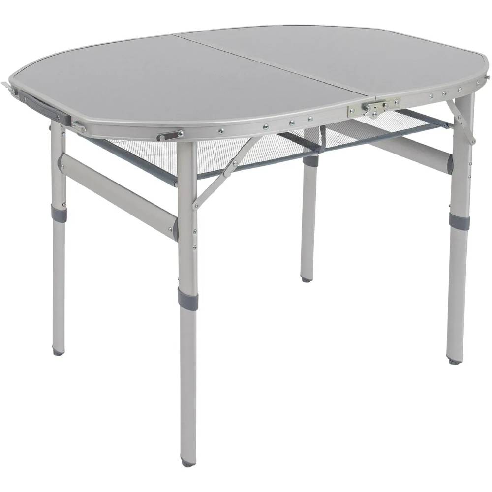 Стіл BO-CAMP Premium Oval 100x70 см Grey (1404424)