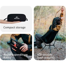 Стул раскладной NATUREHIKE CNK2550JJ013 Yamami YL01 М Gray (6927595774816)