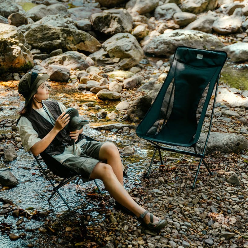 Зовнішній вигляд Стілець розкладний NATUREHIKE Stellaluna L04 CNK2450JJ015 L Grey (6975641889496)